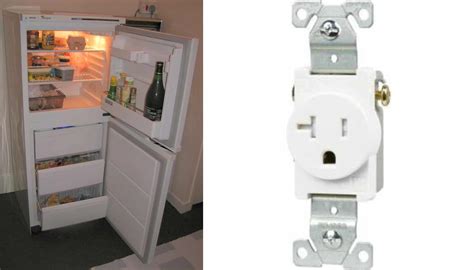 accessible electrical junction box behind refrigerator|gfci receptacle under refrigerator.